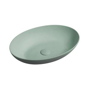 Sapho - Lavoar pentru montare pe blat FORMIGO 60 x 40 cm, beton/verde imagine
