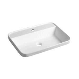 Sapho - Lavoar încastrat 55 x 39 cm, din ceramică, alb imagine