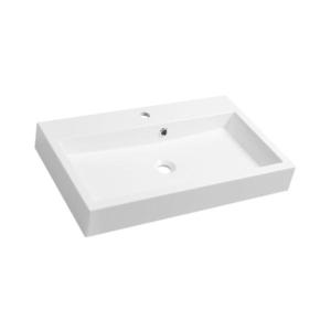 Sapho - Lavoar pe blat ORINOKO 70x42 cm marmură/alb imagine