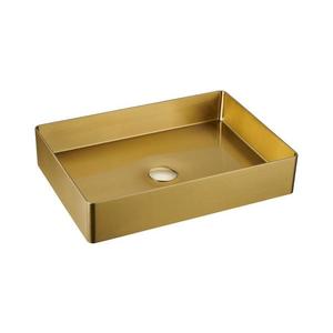 Sapho - Lavoar pentru blat AURUM 50 x 35 cm, auriu mat imagine