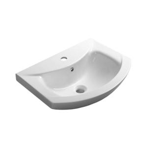 Aqualine - Lavoar încastrat ZERO 55 x 44 cm, ceramică, alb imagine