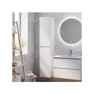 Dulap de baie MOLDE, 174 cm, alb imagine