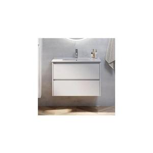 Corp de baie MOLDE 80 cm cu lavoar, alb imagine