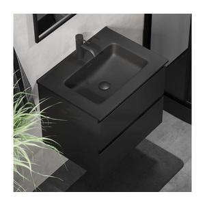 Corp de baie KENWOOD cu lavoar, 61 cm, negru imagine