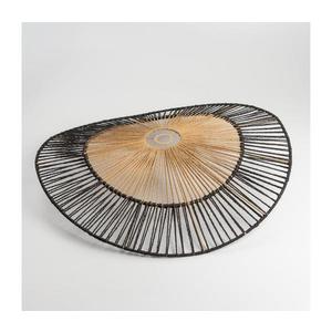 Abajur universal KERIA, diametru 50 cm, maro/negru imagine