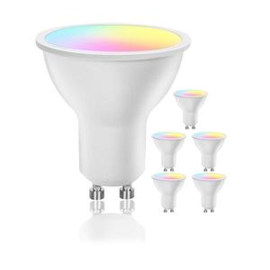 Set de 6 becuri LED dimabile GU10/6, 5W/230V 2700-6500K Wi-Fi - imagine