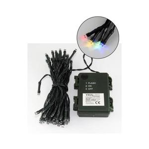 Lanț de crăciun LED exterior 5, 4 m 50xLED/3xAA colorat IP44 imagine