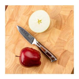 Gudaro - Cuțit de bucătărie din oțel Damasc FENG 3, 5", 67 de straturi de oțel, lungime 9, 5 cm imagine