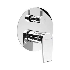 Baterie de duș incastrată Sapho KAI, crom lucios imagine