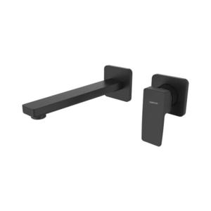 Sapho - Baterie pentru lavoar TURSI, montaj pe 2 găuri, negru mat imagine