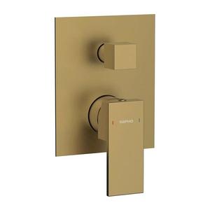 Sapho - Baterie de duș încastrată CUBEMIX auriu mat imagine