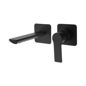 Sapho - Baterie pentru lavoar cu montaj încastrat PAX, negru mat imagine