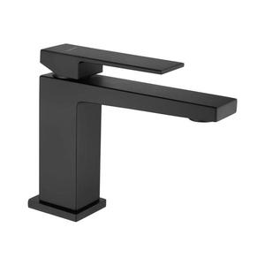 Sapho - Baterie pentru lavoar LATUS, 14 cm, negru mat imagine