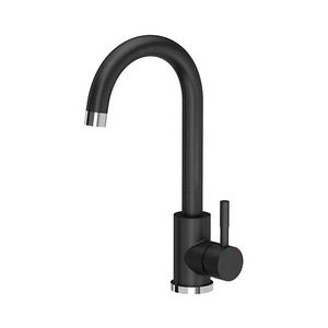 Samona - Baterie pentru chiuvetă 32 cm, granit/negru imagine