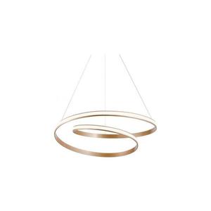 Redo 01-1891 - TORSION Lustru LED dimabil pe cablu, LED/35W/230V, Ø 75 cm, finisaj bronz imagine