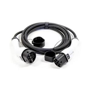 Cablu de încărcare Type 2 pentru mașini electrice, 5 m, 7, 4 kW, 32 A, IP54, negru imagine