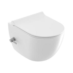 Ravak X01912 - Vas WC suspendat cu duză de bideu CHROME, ceramică, alb imagine