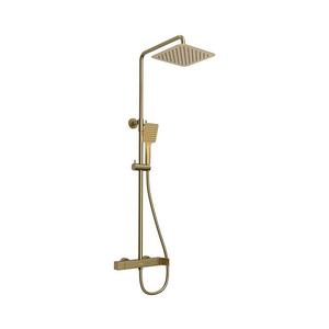 Sapho - Set de duș CUBEMIX cu baterie, auriu mat imagine