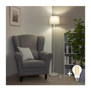Brilagi - Lampă de podea LED CERIA 1xE27/40W/230V Ø 30 cm gri/alb imagine