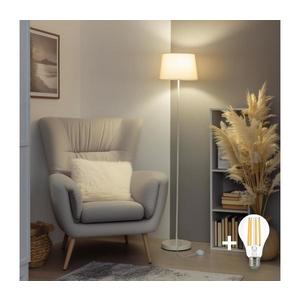 Brilagi - Lampă de podea LED CERIA, 1xE27/40W/230V, Ø 30 cm, bej/alb imagine