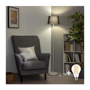 Brilagi - Lampă de podea LED CERIA, 1xE27/40W/230V, Ø 30 cm, negru/alb imagine