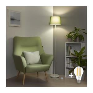Brilagi - Lampă LED de podea CERIA 1xE27/40W/230V, Ø 30 cm, verde/alb imagine