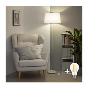 Brilagi CERIA - Lampă de podea LED, 1xE27/40W/230V, diametru 45 cm, albă imagine