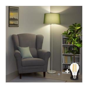 Brilagi - Lampadar LED CERIA 1xE27/40W/230V Ø 45 cm verde/alb imagine