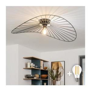 Brilagi - Lustră LED aplicată CERIA WIRE 1xE27/40W/230V 60x80 cm neagră imagine