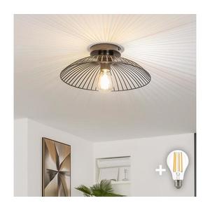 Brilagi - Lustră aplicată LED CERIA WIRE, 1xE27/40W/230V, Ø 26 cm, negru imagine