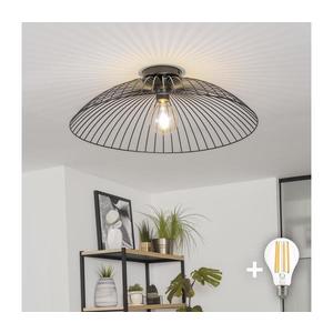 Brilagi - Lustră aplicată cu LED CERIA WIRE 1xE27/40W/230V, diametru 60 cm, neagră imagine