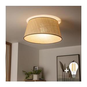 Brilagi - Lustră LED aplicată CERIA 1xE27/40W/230V Ø 50 cm, bej imagine