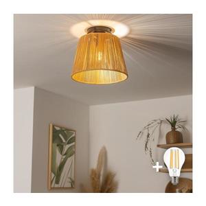 Brilagi - Plafonieră LED CERIA BOHO 1x E27/40W/230V Ø 28 cm maro imagine