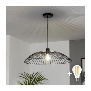 Brilagi - Lustră LED suspendată pe cablu CERIA WIRE, 1xE27/40W/230V, Ø 60 cm, negru imagine