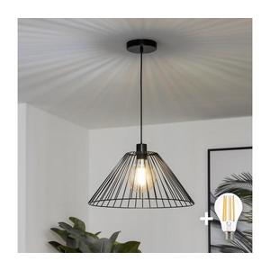 Brilagi - Lustră LED pe cablu CERIA WIRE 1xE27/40W/230V Ø 45 cm neagră imagine