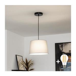 Brilagi - Corp de iluminat LED suspendat pe cablu CERIA, 1xE27/40W/230V, Ø 30 cm, gri imagine