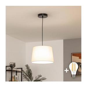 Brilagi - Lustră LED suspendată pe cablu CERIA, 1xE27/40W/230V, Ø 30 cm, bej imagine