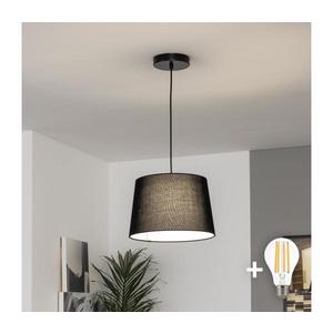 Brilagi - Lustră LED pe cablu CERIA 1xE27/40W/230V Ø 30 cm, neagră imagine