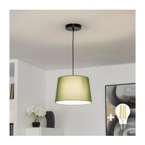 Brilagi - Pendul LED CERIA 1x E27/40W/230V Ø 30 cm, verde imagine