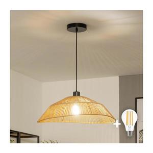 Brilagi - Lustră LED cu cablu CERIA BOHO 1xE27/40W/230V Ø 50 cm, maro imagine