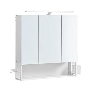 Dulap de baie cu oglindă SKY, alb imagine