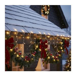 Brilagi - Ghirlandă luminoasă LED pentru exterior, 200 LED, 8 funcții, 13 m, IP44, alb cald imagine