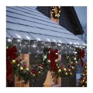 Brilagi - Ghirlandă LED de exterior pentru Crăciun, 400 LED, 8 funcții, 23 m, IP44, alb rece imagine