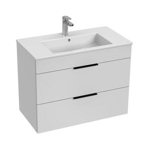 JIKA H4537621763001 - Dulap de baie CUBE 80 cm cu lavoar, alb imagine