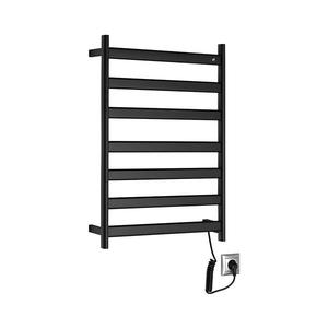 Sapho - Uscător electric pentru prosoape ELIAS, 105 W / 230 V, 49 x 73 cm, negru mat imagine