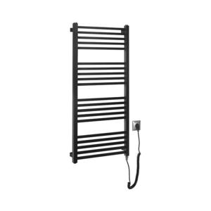 Sapho - Uscător electric pentru prosoape METRO-E, 400 W/230 V, 50 x 106 cm, negru mat imagine