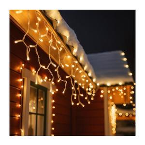 Brilagi - Ghirlandă LED de Crăciun exterioară cu țurțuri, 360 LED, 8 funcții, 14 m, IP44, alb cald imagine