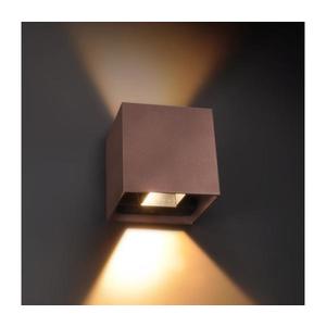 Brilagi - Aplică de exterior CUBE LED/6W/230V maro IP54 imagine
