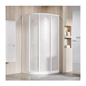 Ravak 3114O10211 - Cabină de duș SUPERNOVA, tip sfert de cerc, cu 4 elemente, 80 x 80 cm, albă imagine