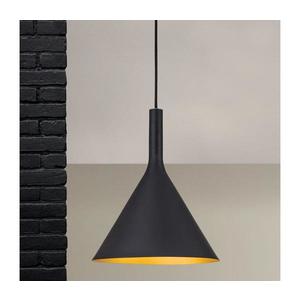 Orion - Lampă suspendată pe cablu GUNDA 1xE27/60W/230V Ø 25 cm negru/auriu imagine